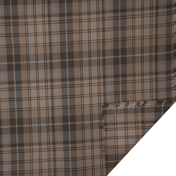 checked piece dyed cotton